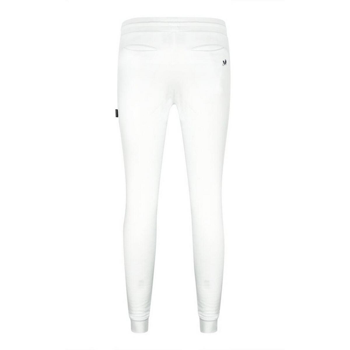 Mens Logo Jogging Bottoms (White) 2/3