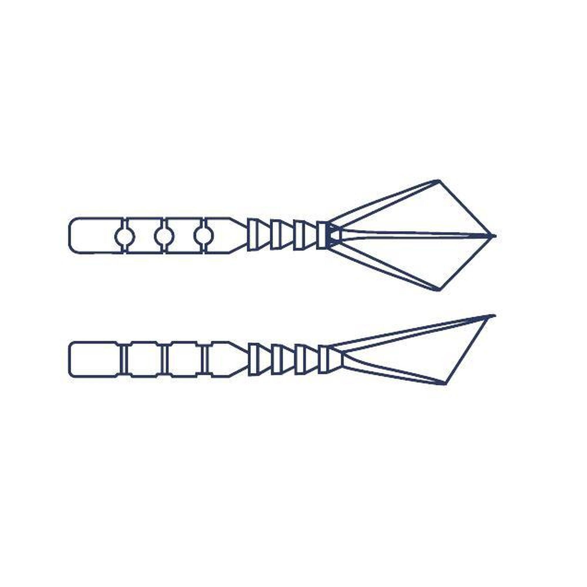 GRUB MUSTAD AJI MICRO HILA 4,3 CM CLEAR SILVER GLITTER, 12 BUC / PLIC