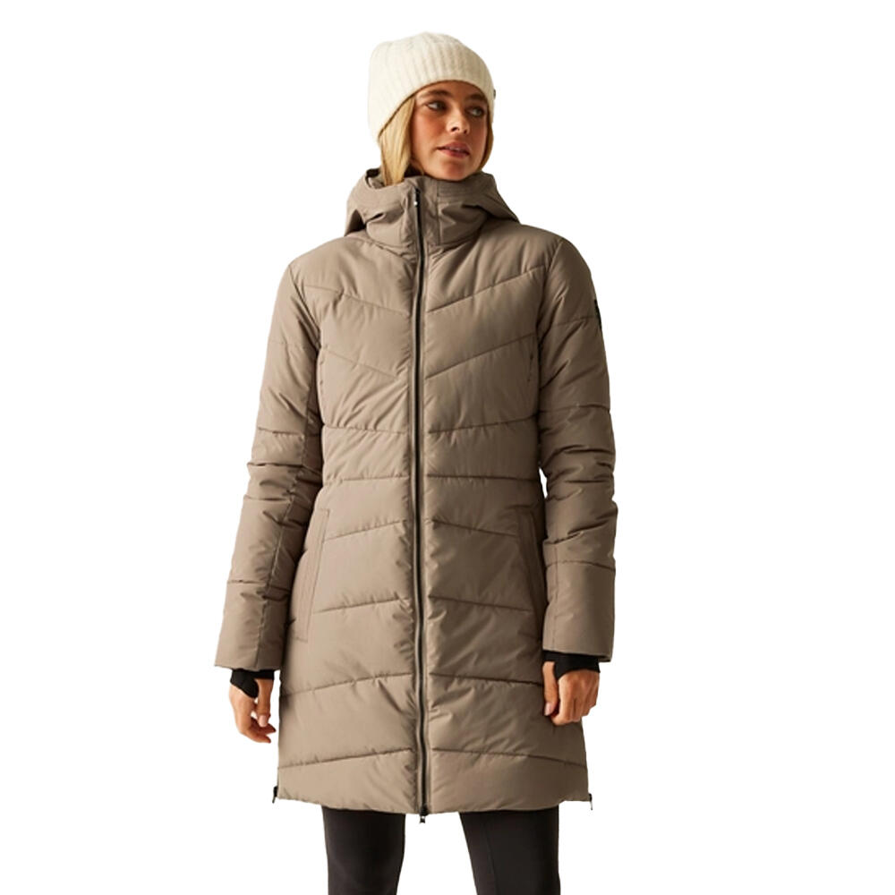 Blouson De Ski Femme (Marron Clair) 4/5
