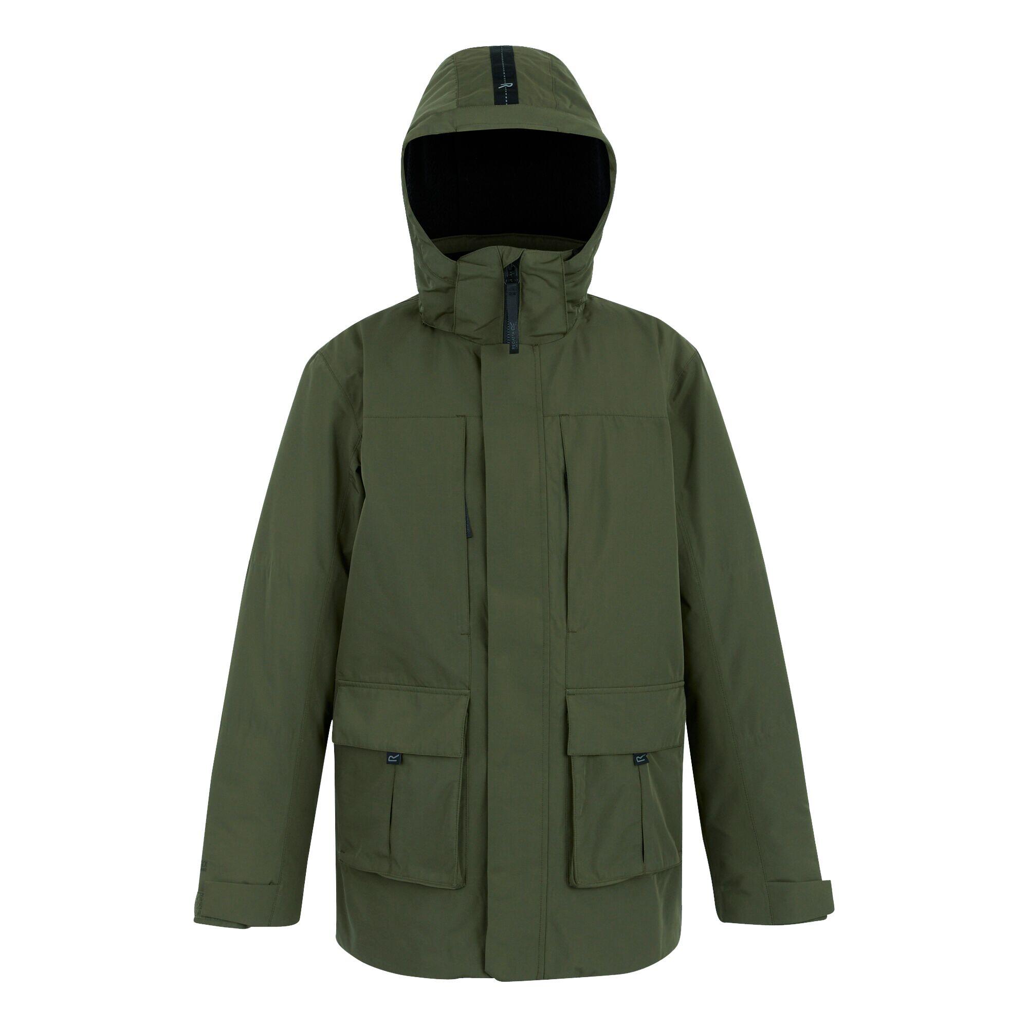 REGATTA Mens Marron Insulated Waterproof Jacket (Olive Night/Black)