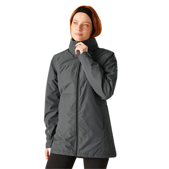 Veste Imperméable Isolante À Capuche TAMLIN Femme (Gris Foncé)