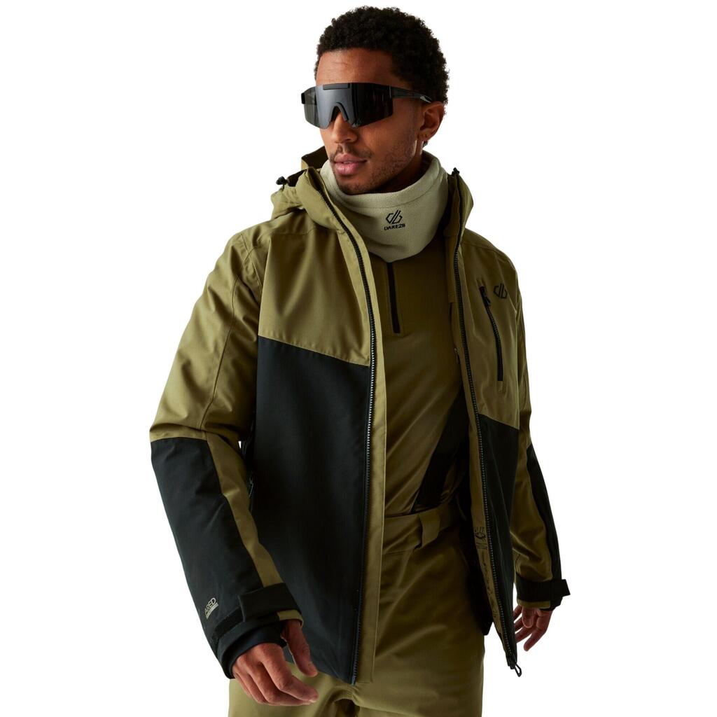 Mens Halfpipe III Ski Jacket (Olive Green)