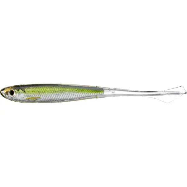 SHAD LIVE TARGET GHOST TAIL MINNOW DROPHOT 9,5CM SILVER/GREEN, 4 BUC / PLIC 1/1