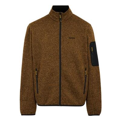 Heren newhill marl full zip fleecejack (moer bruin)