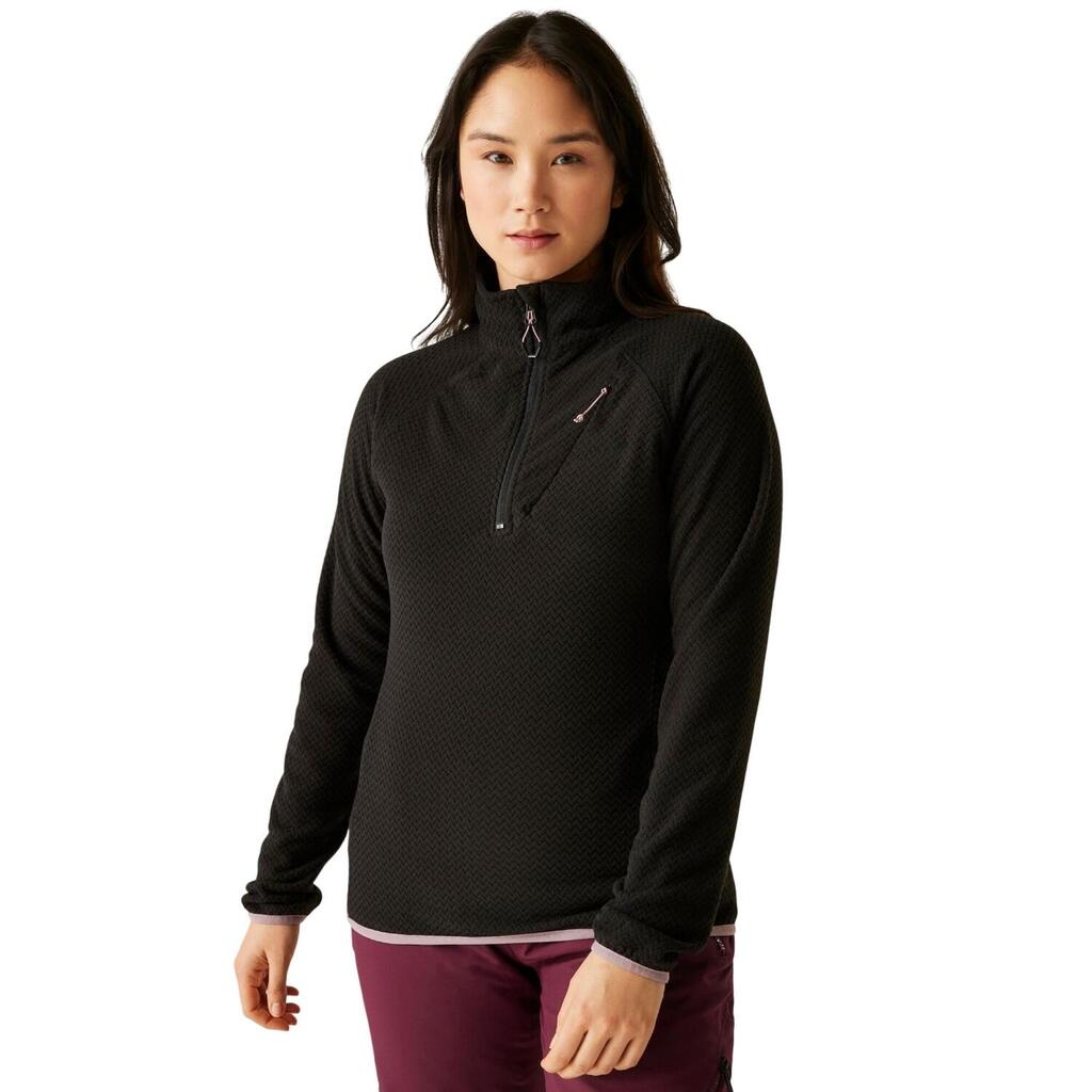 Womens/Ladies Switch Up Fleece Top (Black)