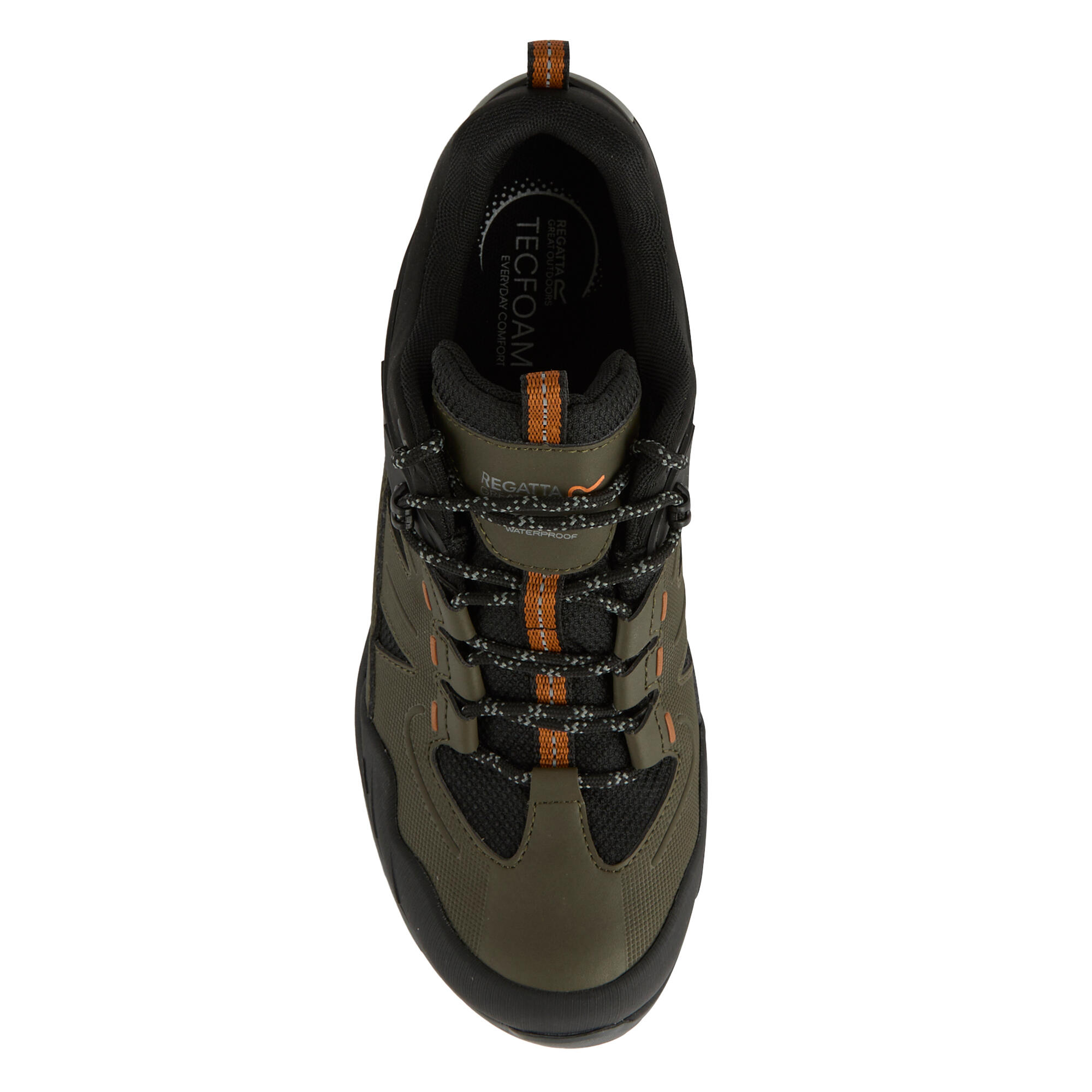 Heren Regen Lage Wandelschoenen (Olijfgroen) 4/5