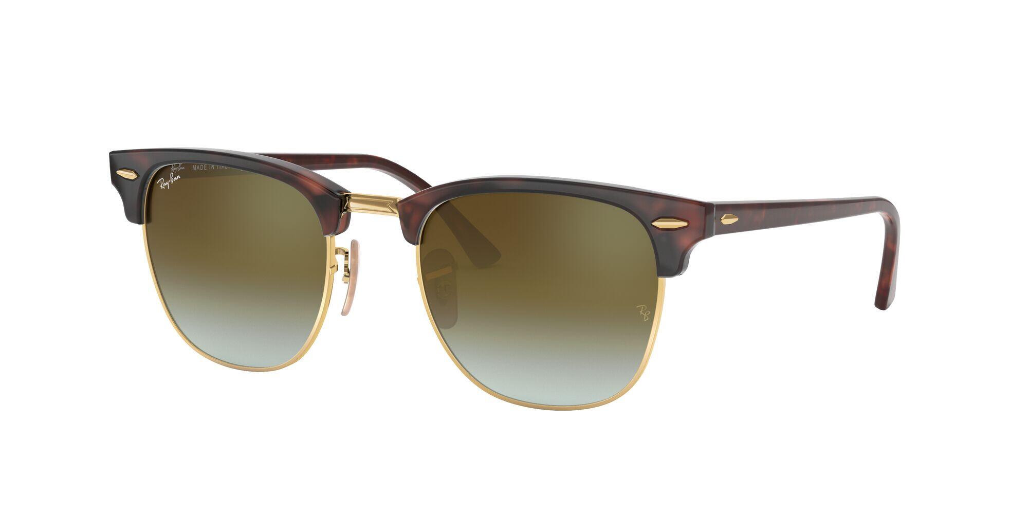 RAY-BAN Occhiali da Sole Ray-Ban CLUBMASTER RB 3016 Uomo Taglia 49/21/140