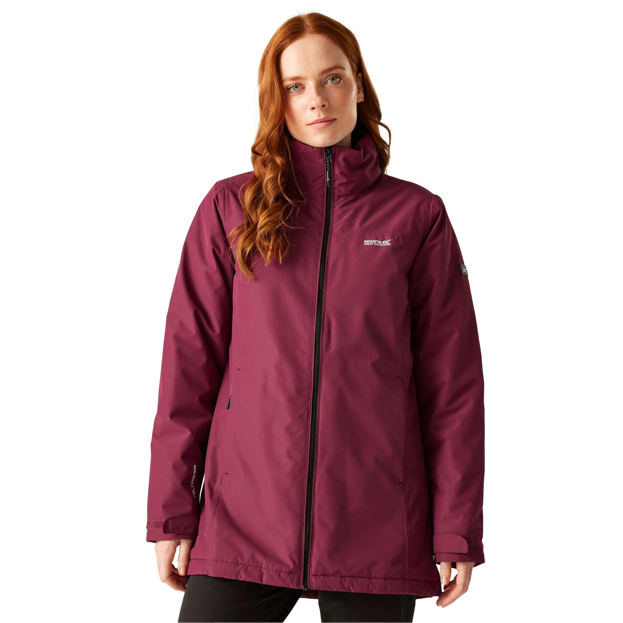"Tamlin" Jacke, wasserfest für , Isoliert Damen Dunkel-Orange 4/5
