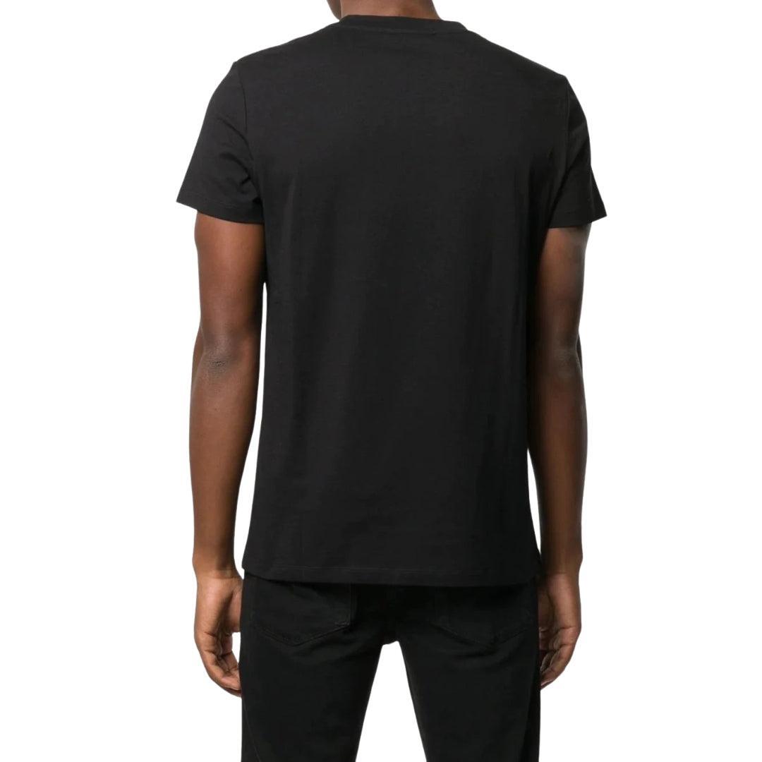TShirt für Damen Unisex Herren Schwarz 2/4