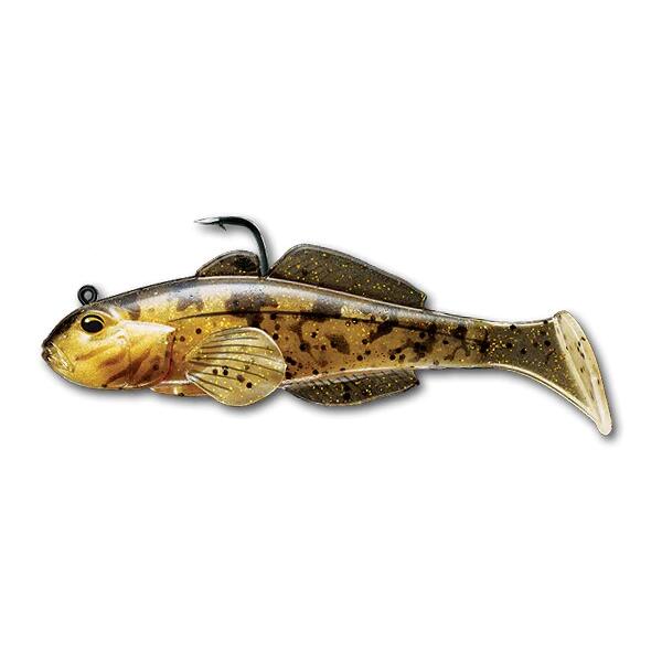 SHAD LIVE TARGET GOBY SWIMBAIT 8CM/14G NATURAL/GOLD, 3 BUC / PLIC