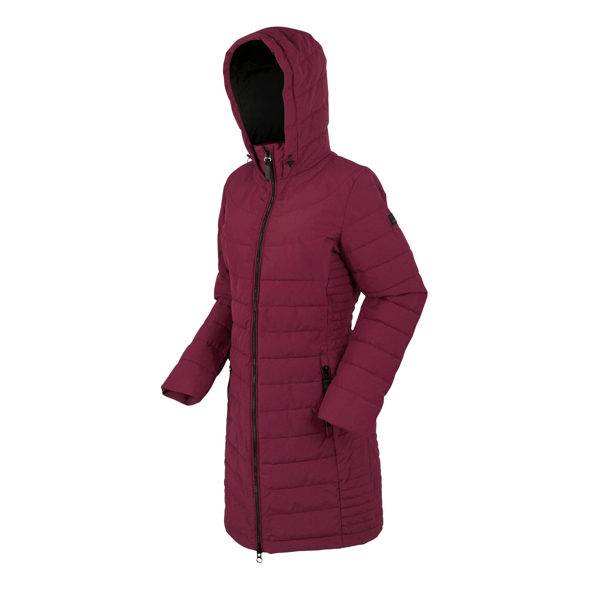 Veste Matelassée ANDRIA Femme (Rouge Sombre) 3/5