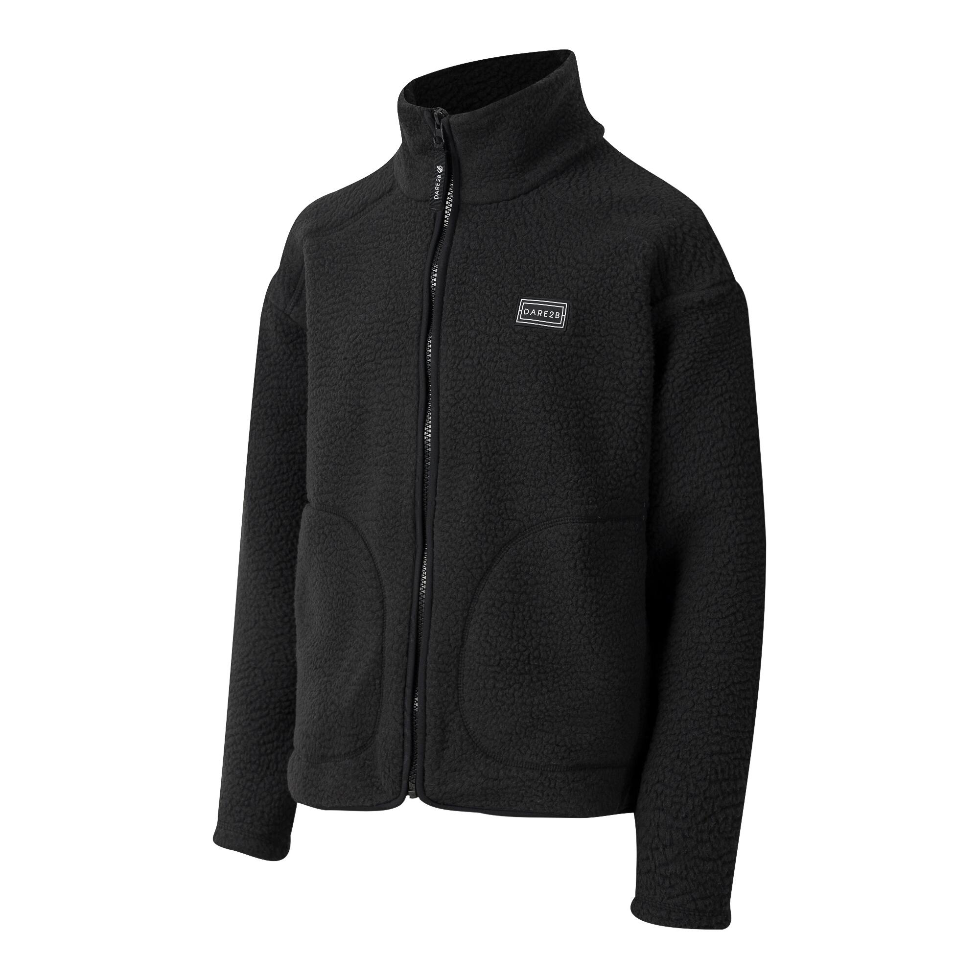 "Zesty II" Fleecejacke für Kinder Schwarz 3/5