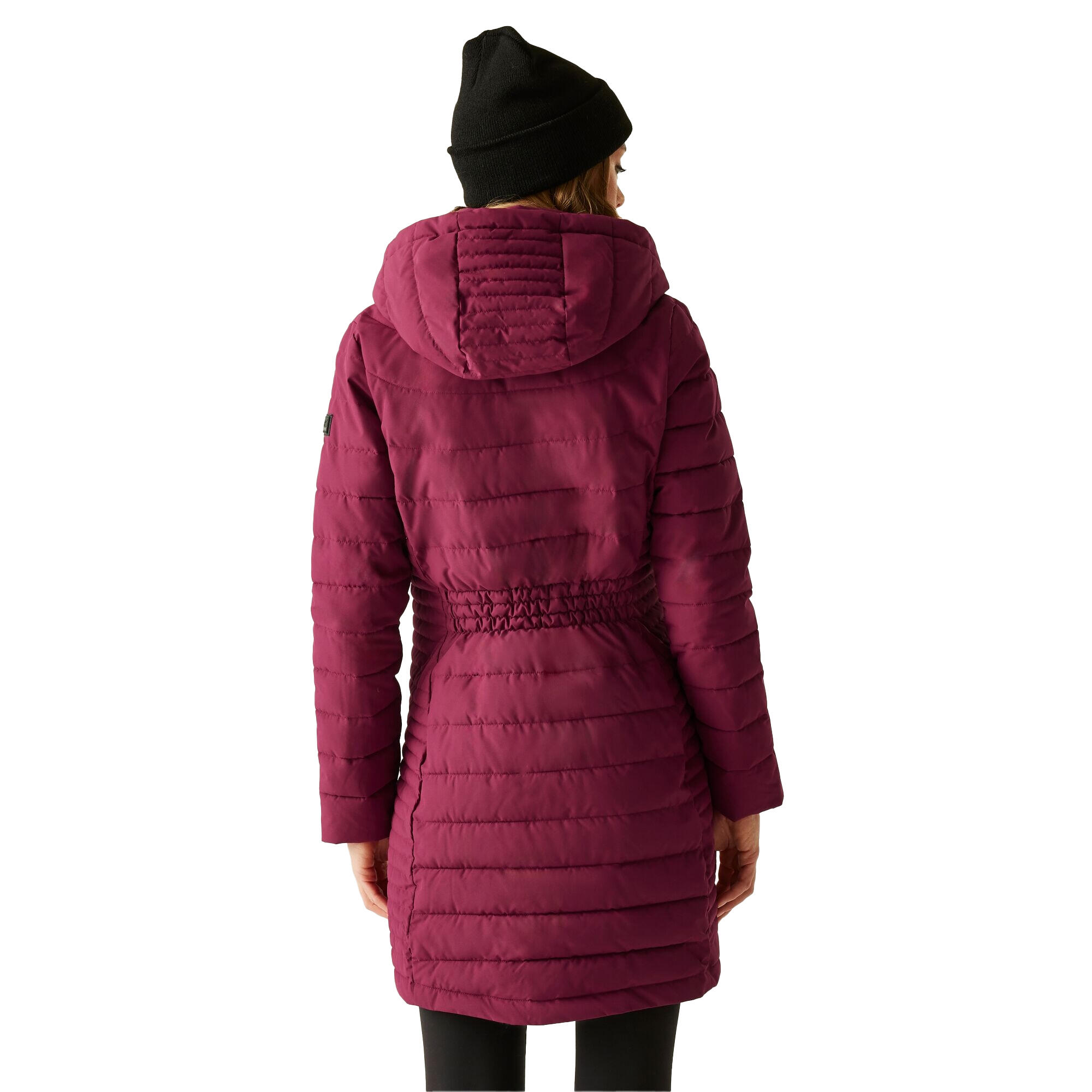 Veste Matelassée ANDRIA Femme (Rouge Sombre) 4/5