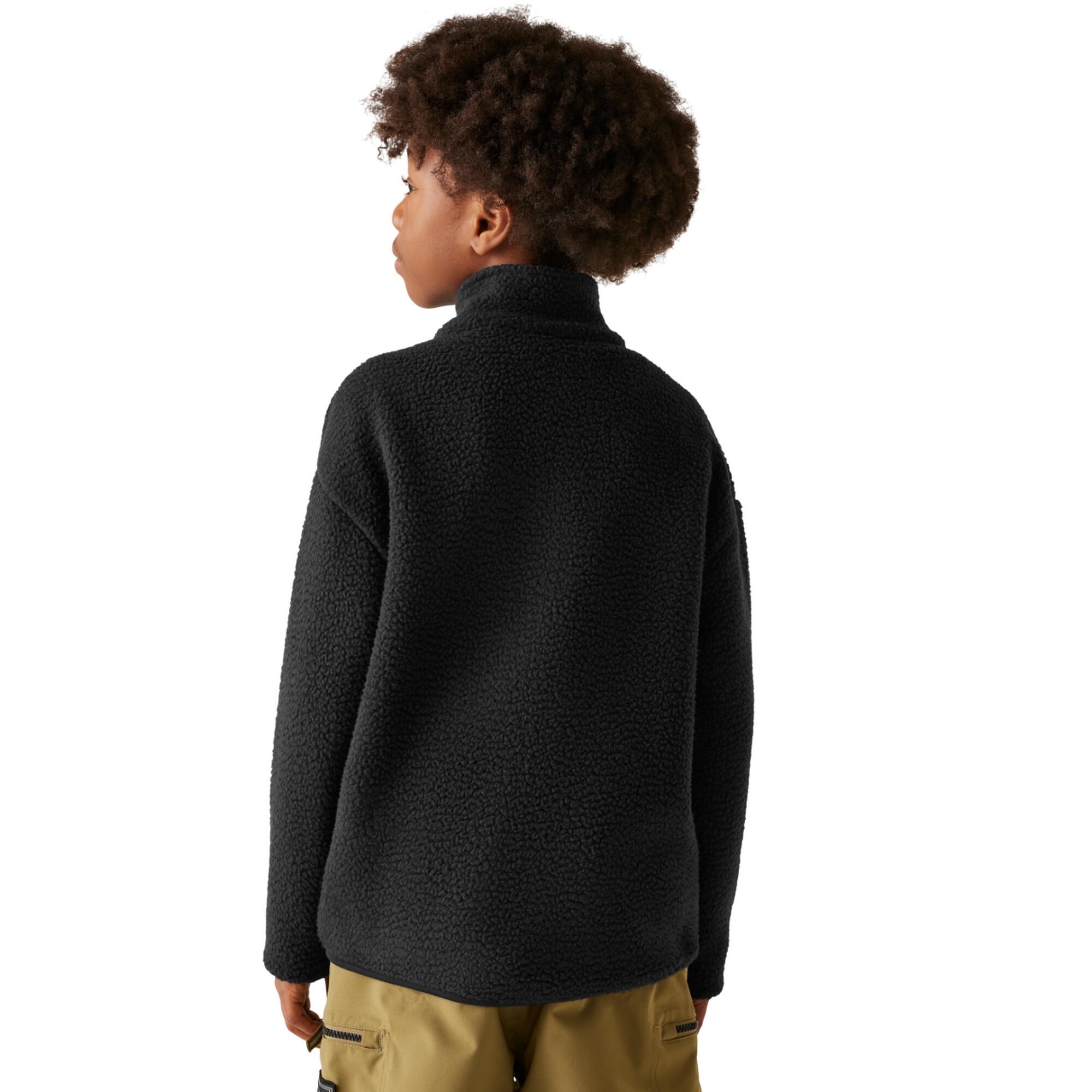 "Zesty II" Fleecejacke für Kinder Schwarz 4/5