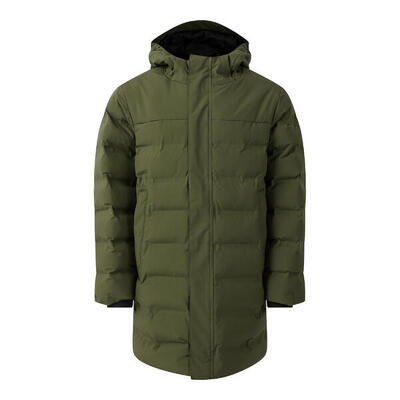 Gewatteerd kinderjack wander (donkere khaki)