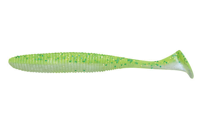 SHAD JACKALL RHYTHM WAVE 2,8 INCH CHARTREUSE BACK SHAD JACKALL 8 BUC / PLIC