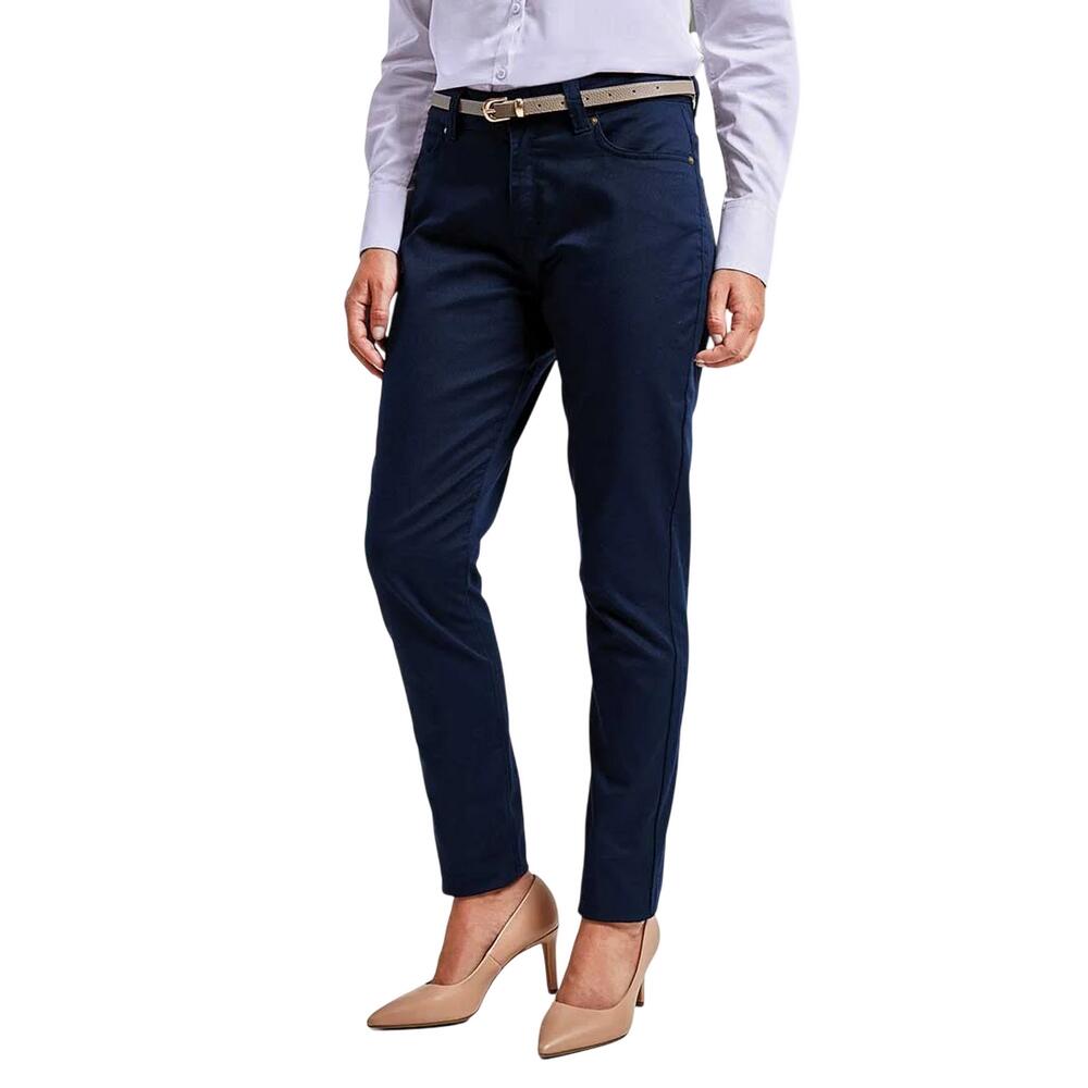Calças de ganga Performance Look para senhora/senhora (Azul Marinho) 3/4