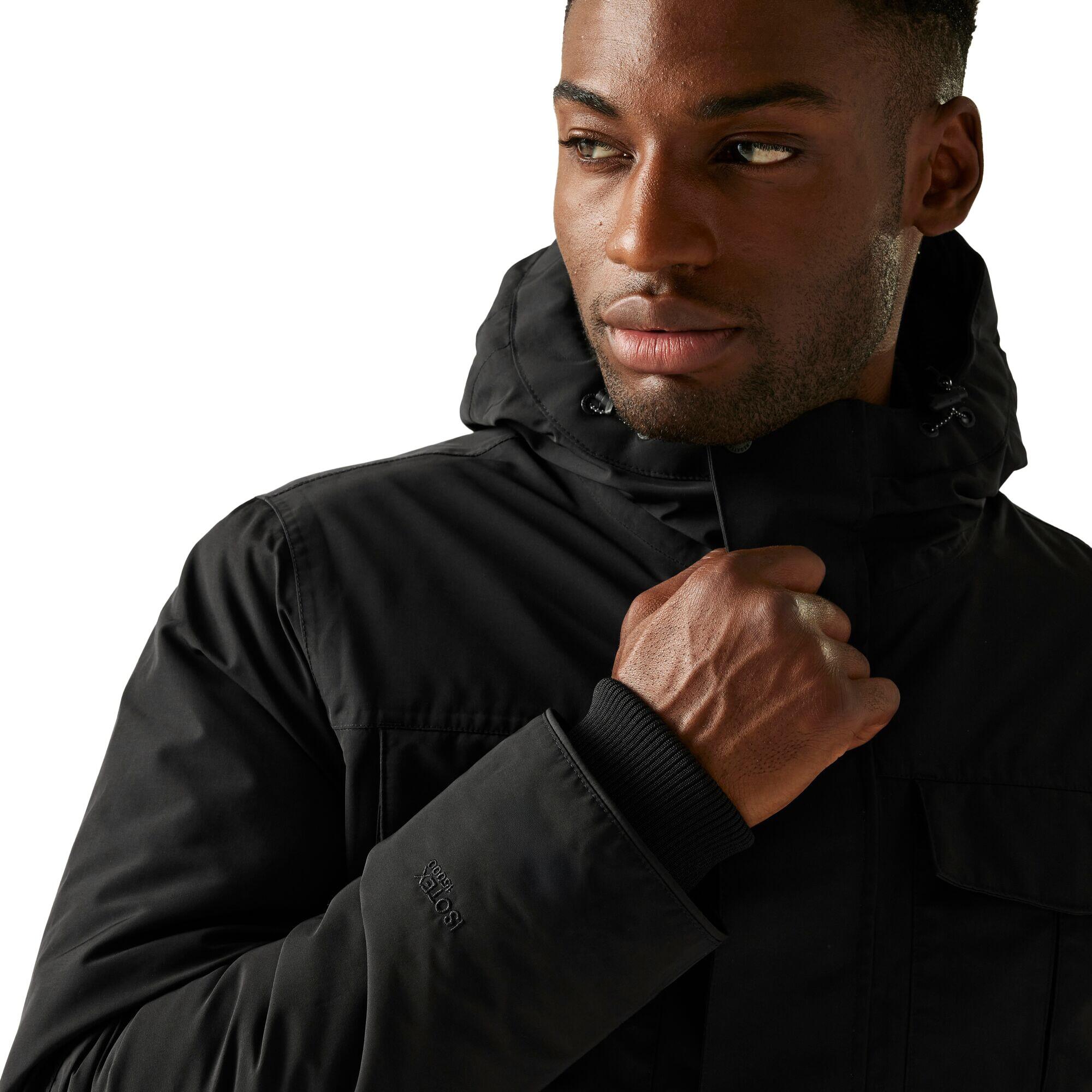 "Eamont" Jacke, wasserfest für , Isoliert Herren Schwarz 3/5