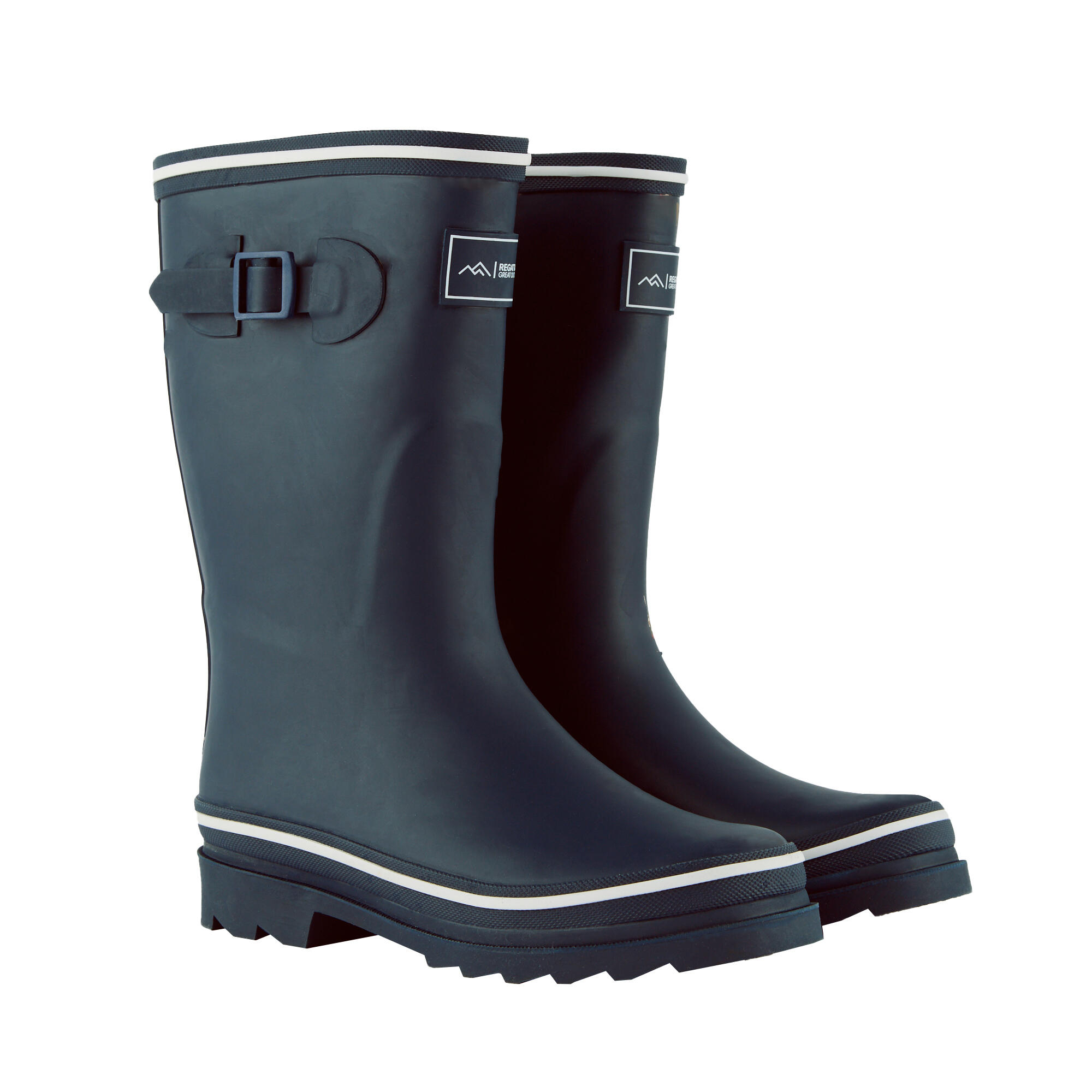 Womens/Ladies Amelia Logo Wellington Boots (Navy) REGATTA Decathlon