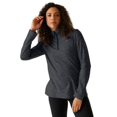 Dames sweetheart quarter zip fleece top (marine)