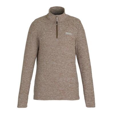 Dames sweetheart quarter zip fleece top (stoffige roos)