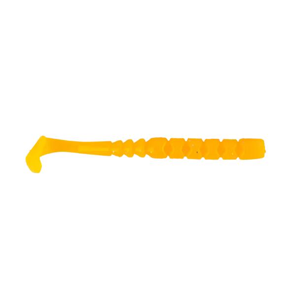 SHAD MUSTAD AJI PADDLE TAIL 5 CM ORANGE LUMINOUS 12 BUC / PLIC