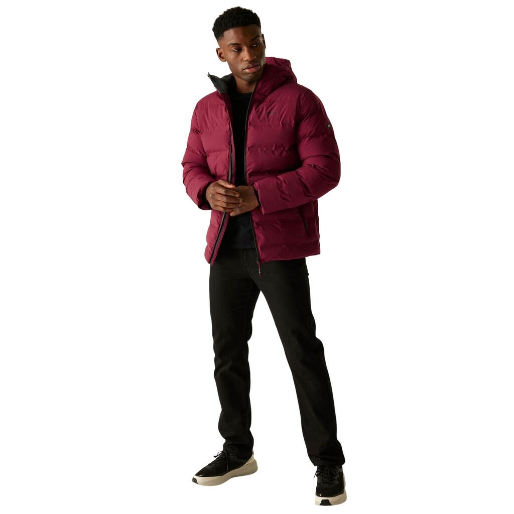 Mens Altoro Thermal Waterproof Jacket (Dark Maroon)