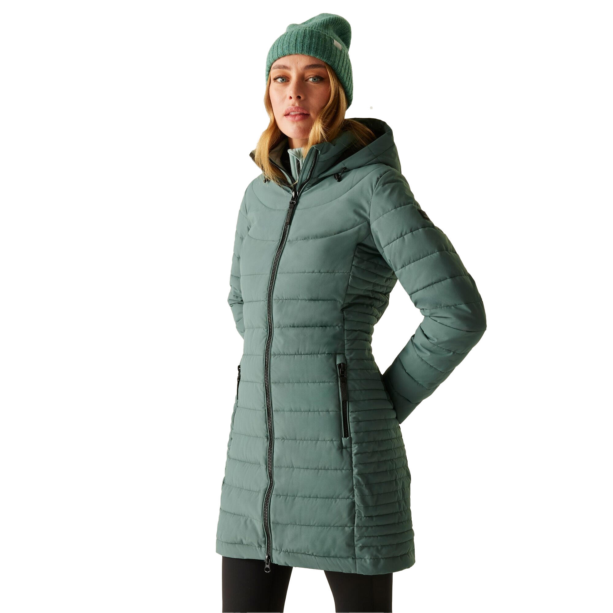 Veste Matelassée ANDRIA Femme (Vert Sombre) 4/5