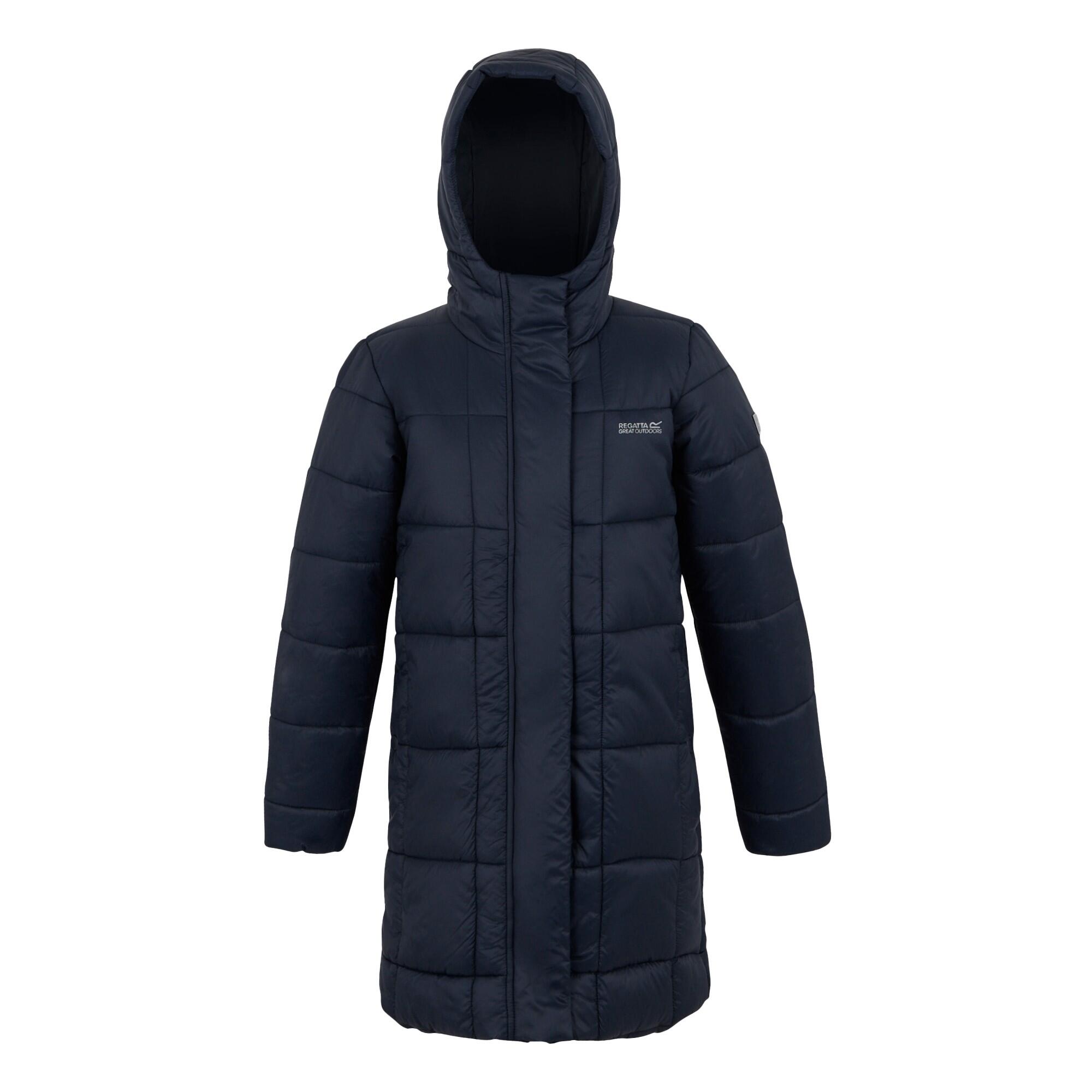 REGATTA Childrens/Kids Embrie Quilted Padded Jacket (Navy)