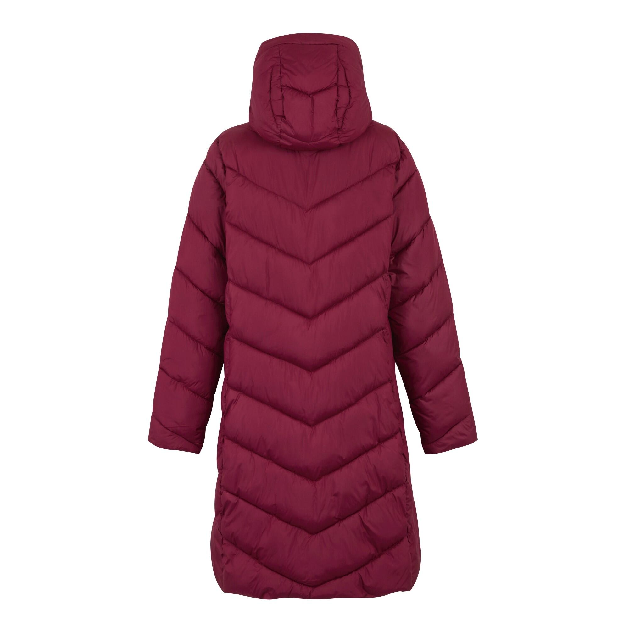 Veste Matelassée ANITA Femme (Rouge Sombre) 2/5
