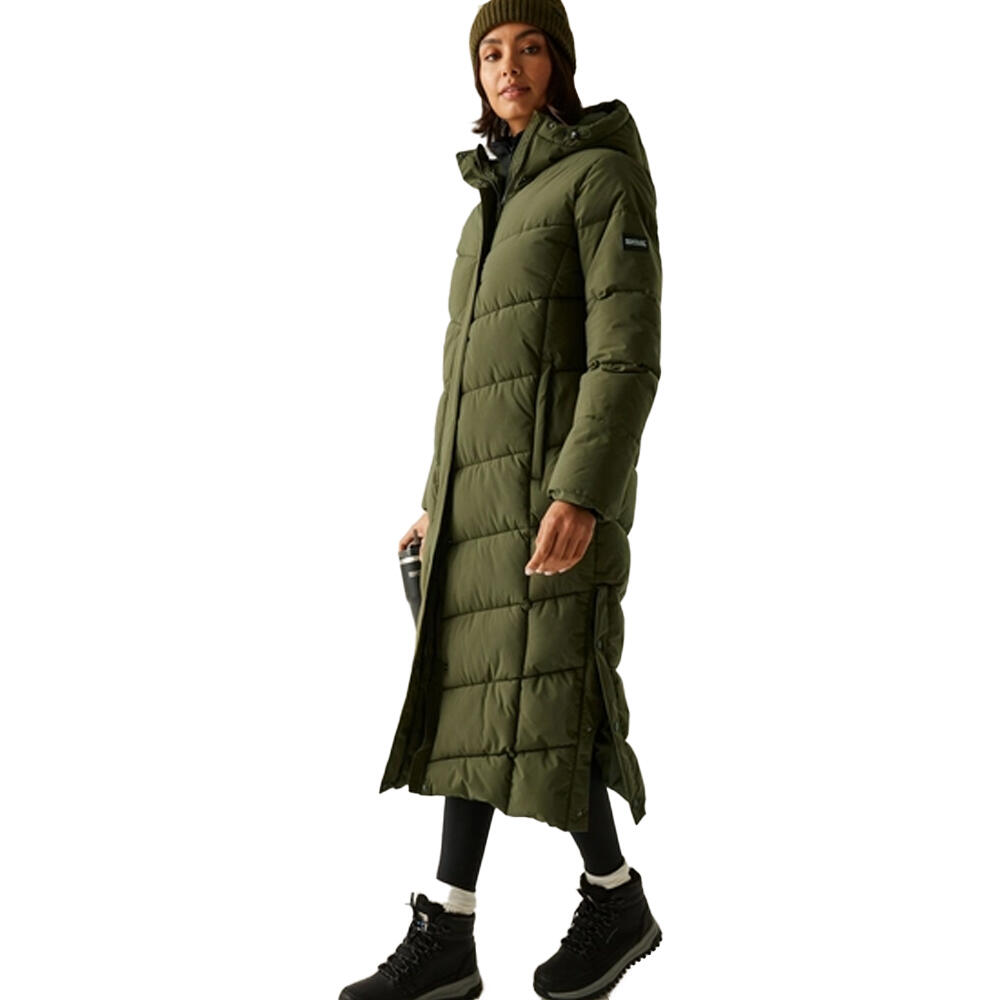 Veste Matelassée ELORIA Femme (Kaki Foncé) 4/5