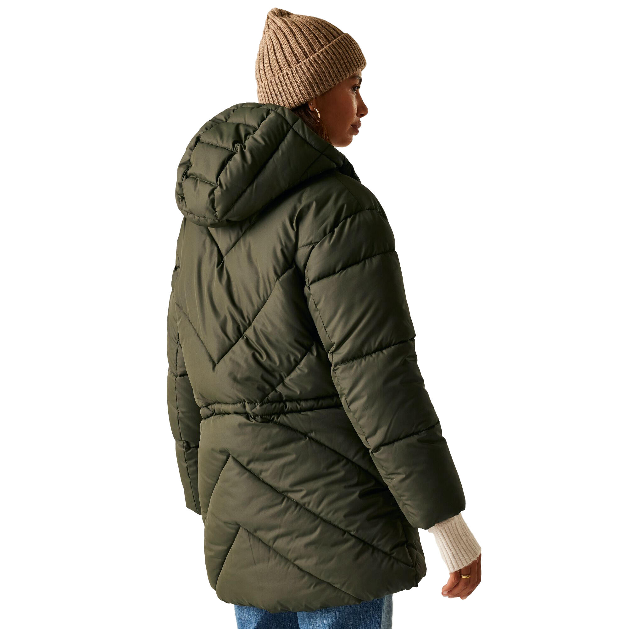 Veste Matelassée RUSEY Femme (Vert Kaki) 4/5