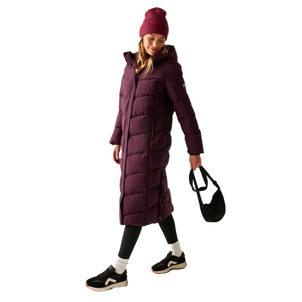 Veste Matelassée ELORIA Femme (Figue) 4/5