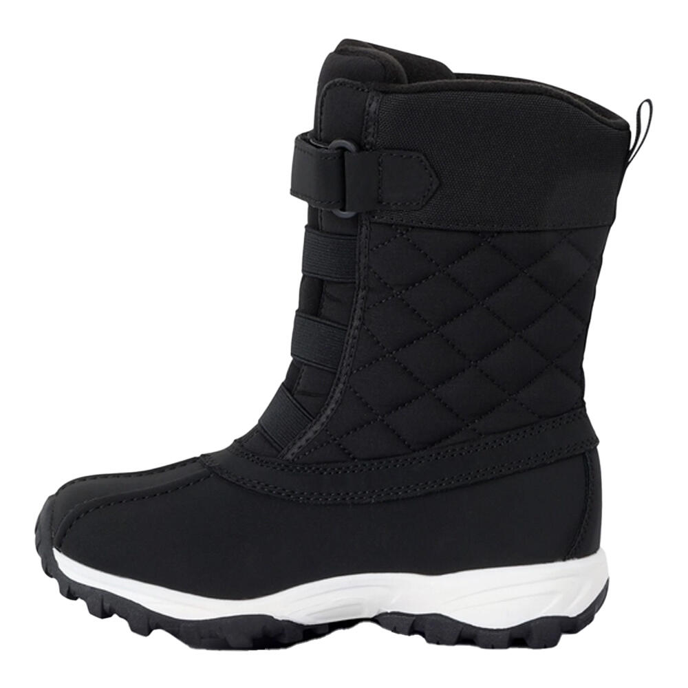 Schneestiefel für , Leder Kinder Schwarz 3/5