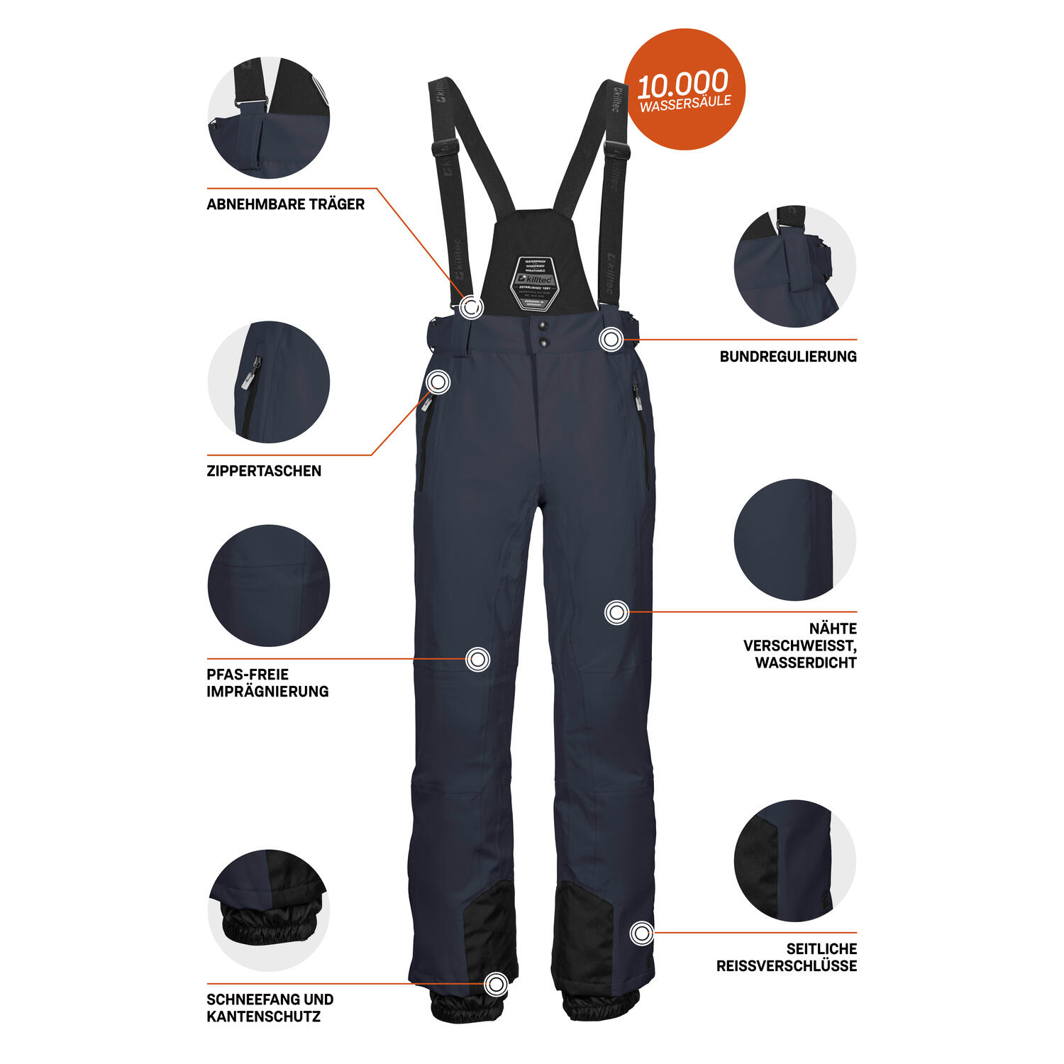 Herren Skihose KSW 100 ENOSH MN SKI PNTS 5/6