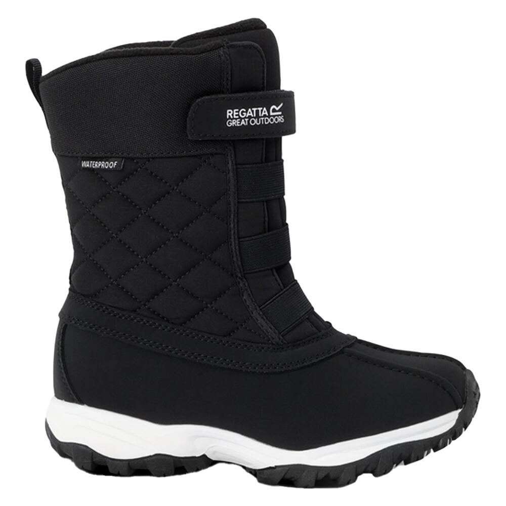 Schneestiefel für , Leder Kinder Schwarz 4/5