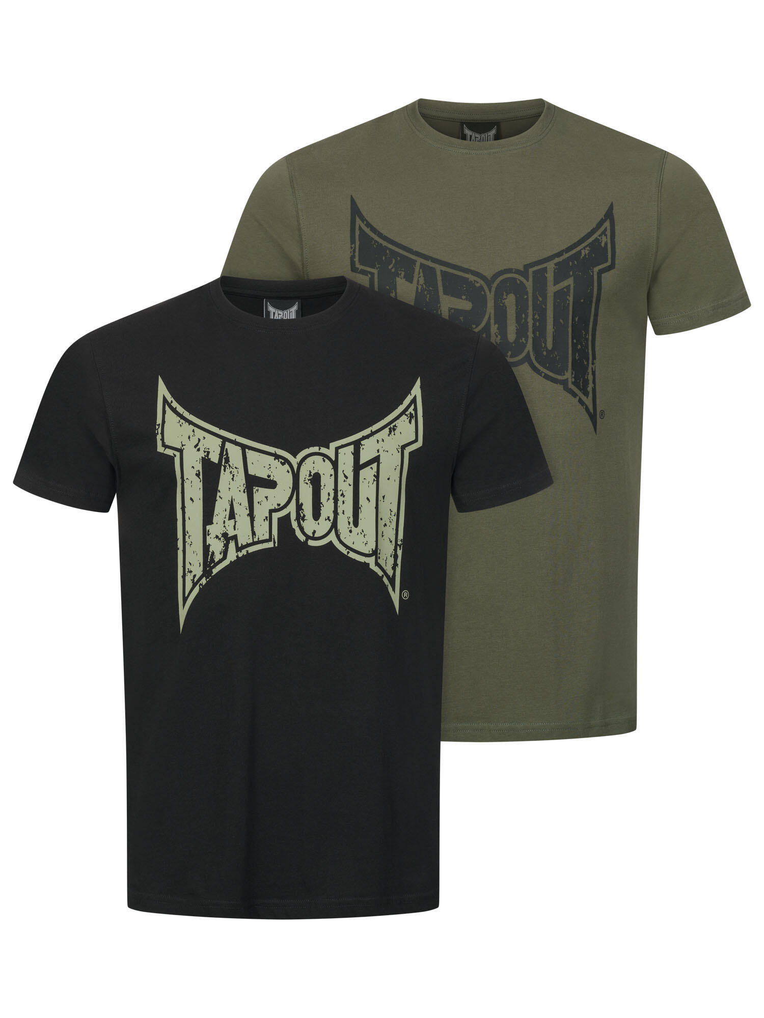 TAPOUT Herren T-Shirt normale Passform Doppelpack AMBOYN 3/6