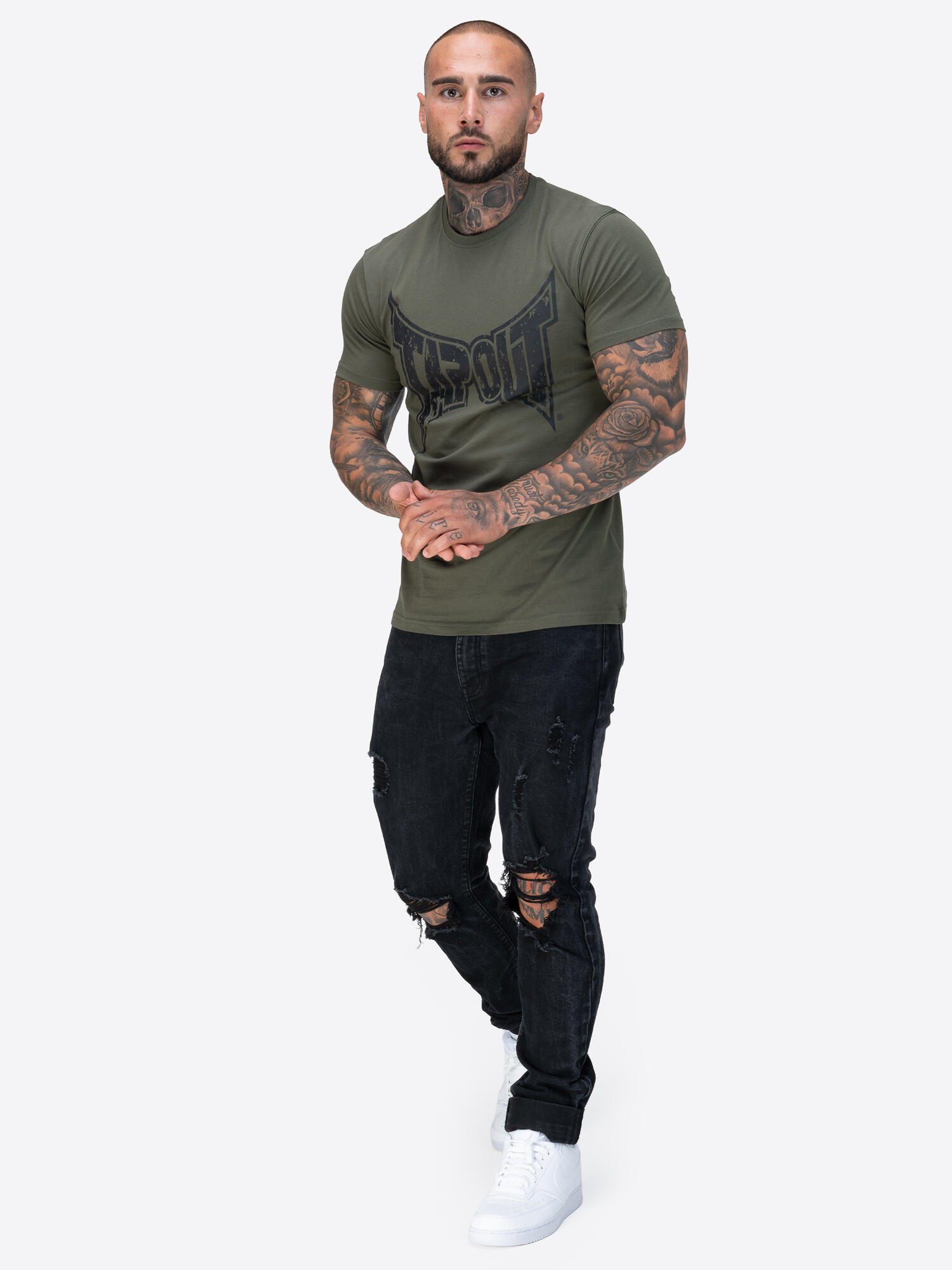 TAPOUT Herren T-Shirt normale Passform Doppelpack AMBOYN 4/6