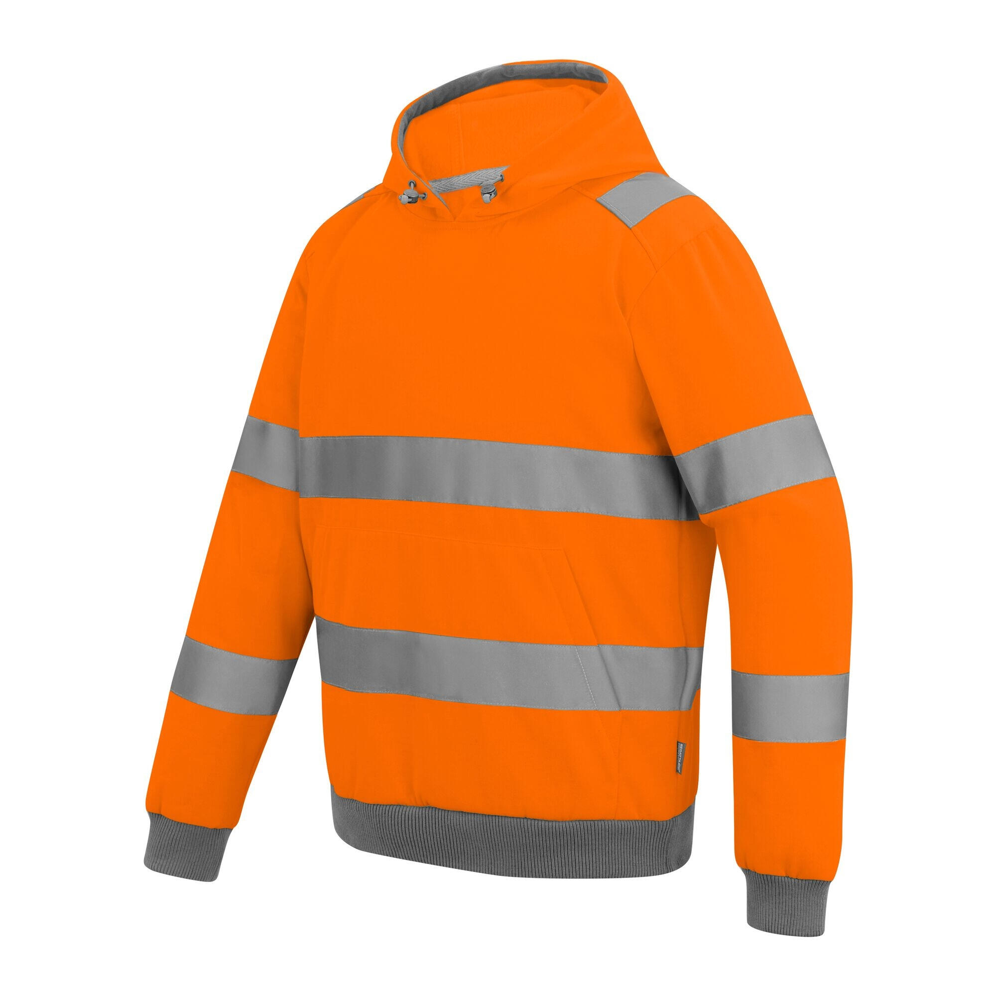 Sweat À Capuche Motif/style Haute Visibilité PRO CONTRACT Homme (Orange) 3/4