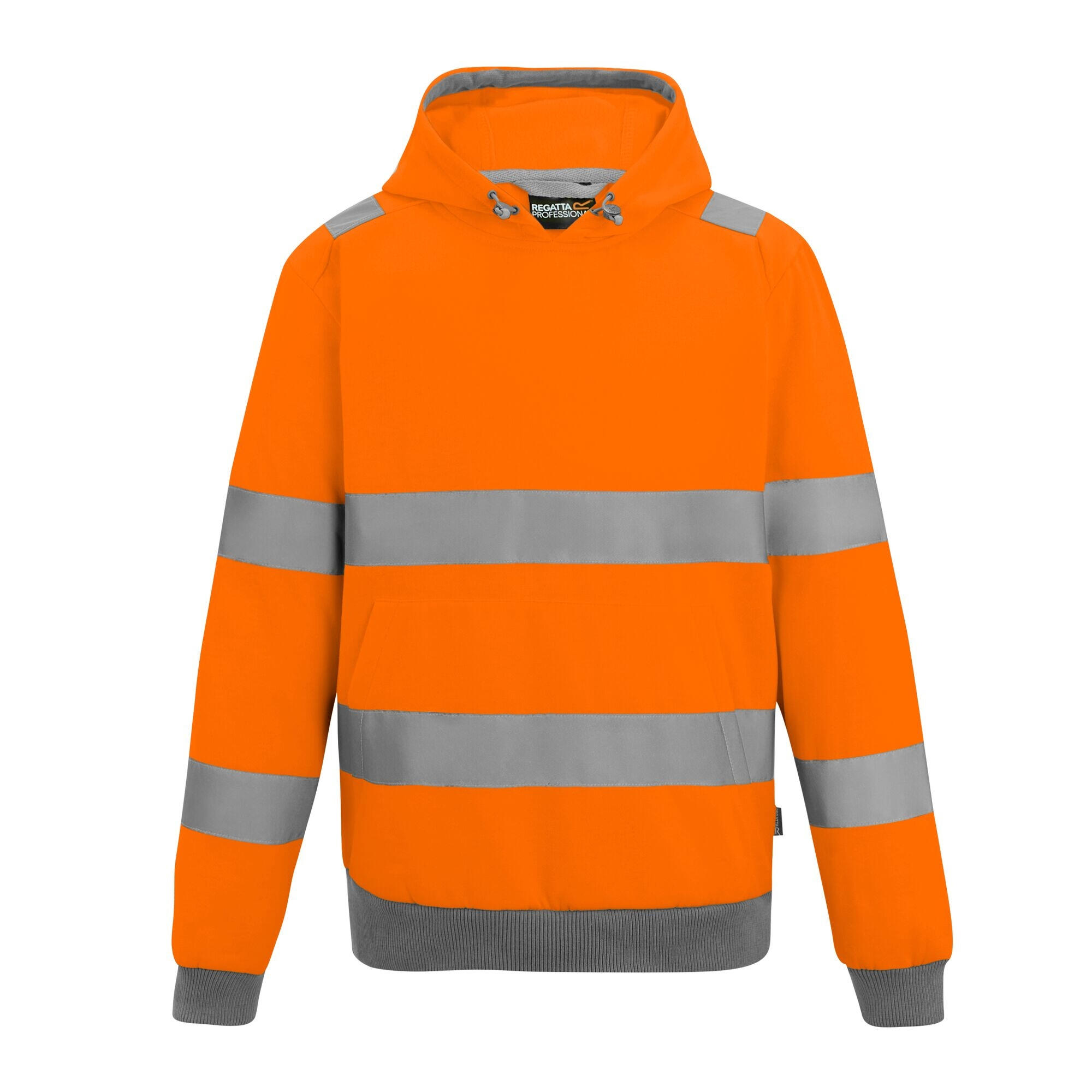 REGATTA Mens Pro Contract HiVis Hoodie (Orange)