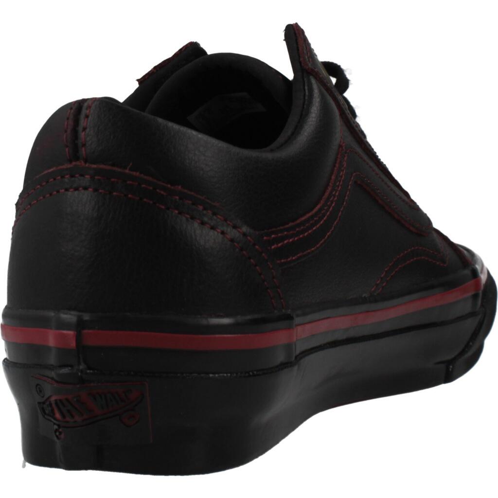 Ténis Vans Modelo Old Skool Leather Cor Preto 3/5