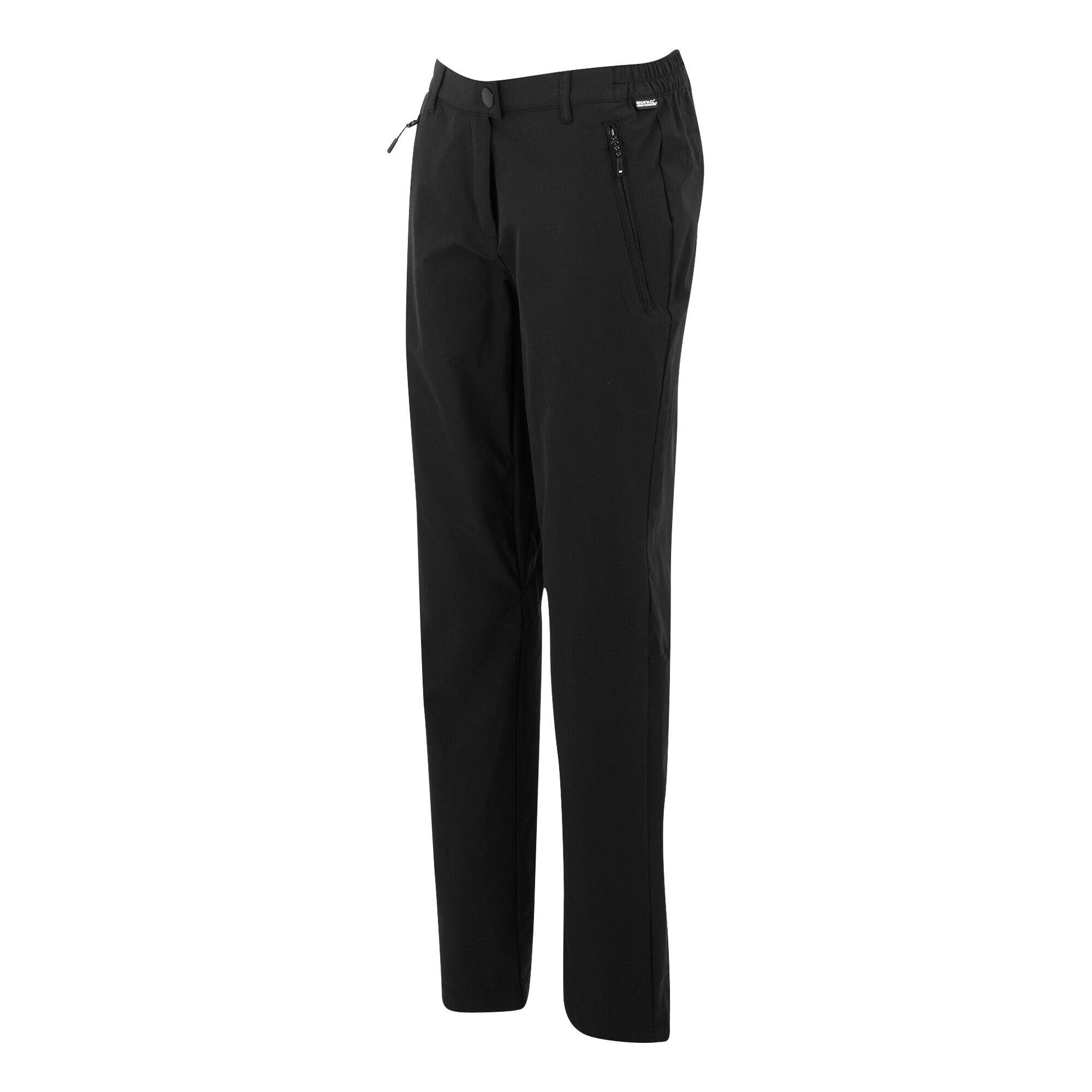 Calças de caminhada Highton II para mulheres e senhoras (Preto) 3/4