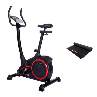 Hometrainer - 9kg magneetrem - 150kg - incl. mat - al 2 - black edition