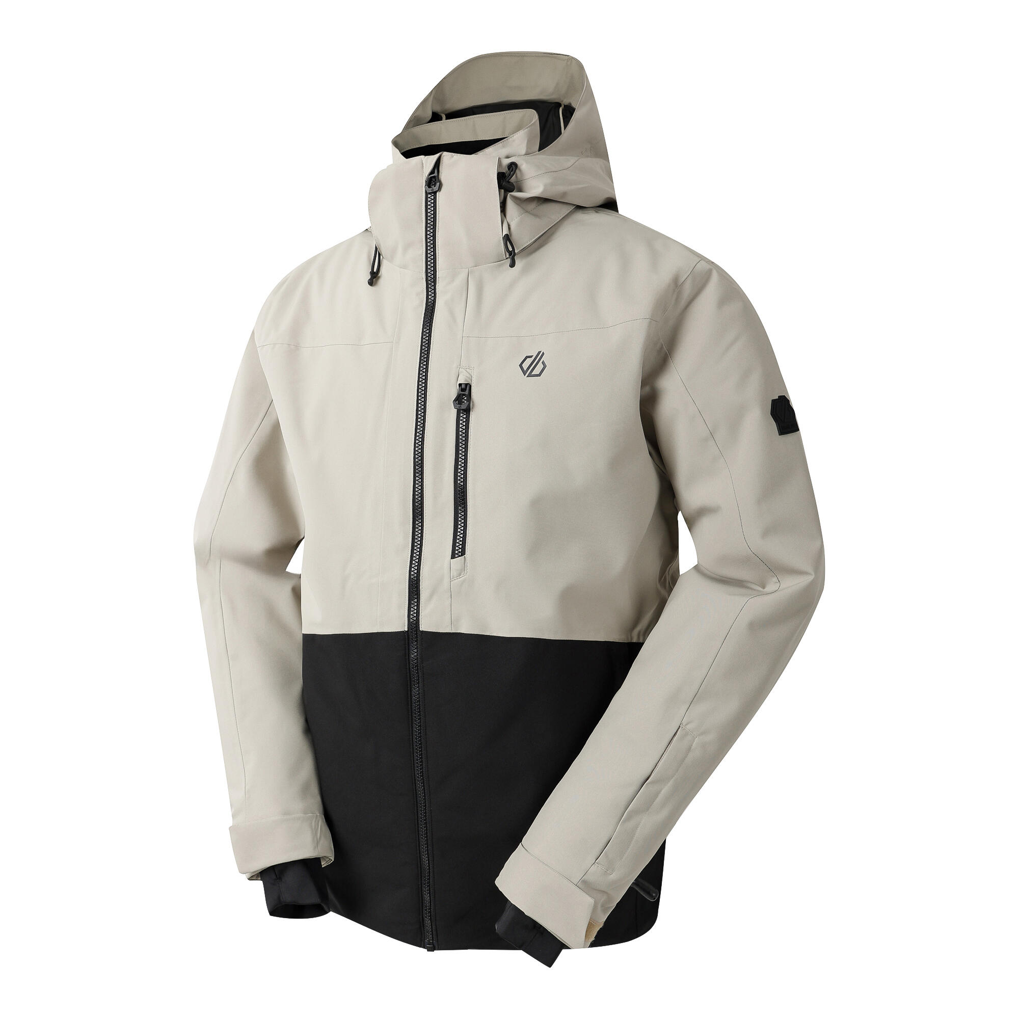 Mens Edge III Ski Jacket (Abbeystone/Black) 3/5