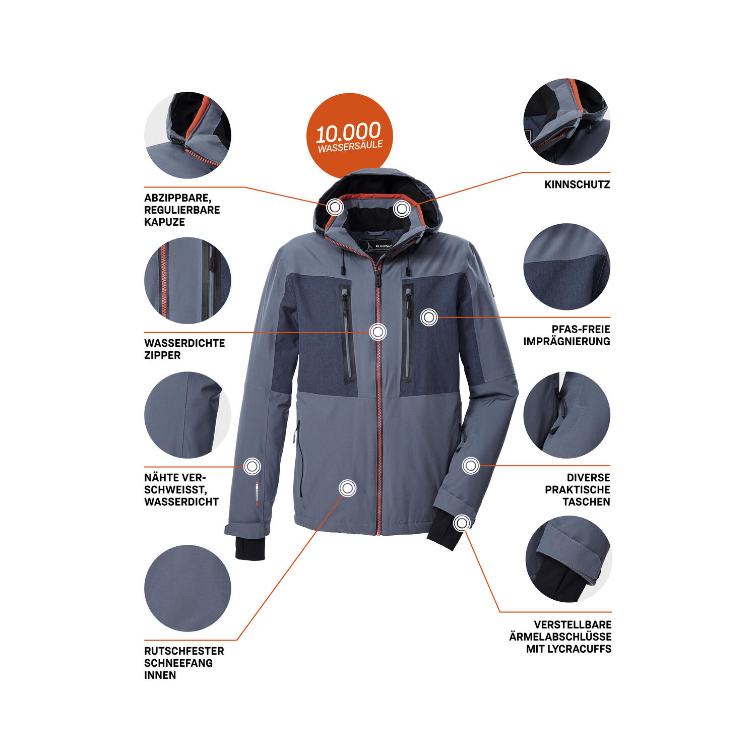 Herren Skijacke KSW 47 MN SKI JCKT 6/7