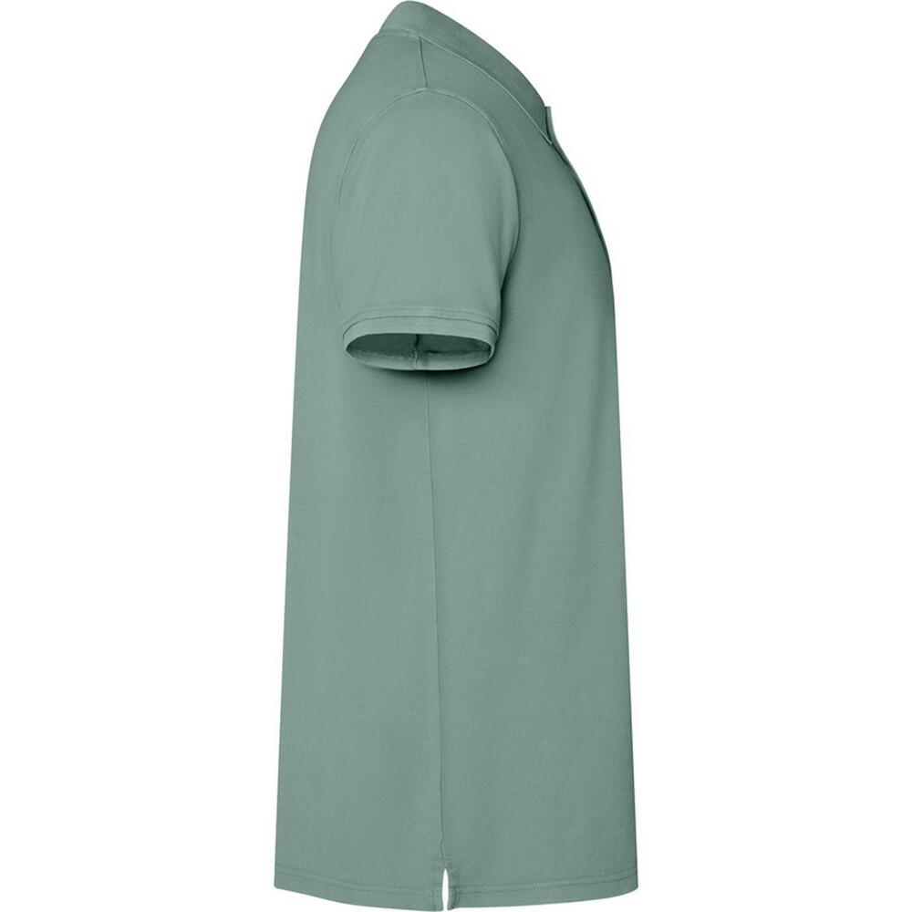 Polo Manches Courtes COBAIN Adulte (Vert Foncé) 4/4