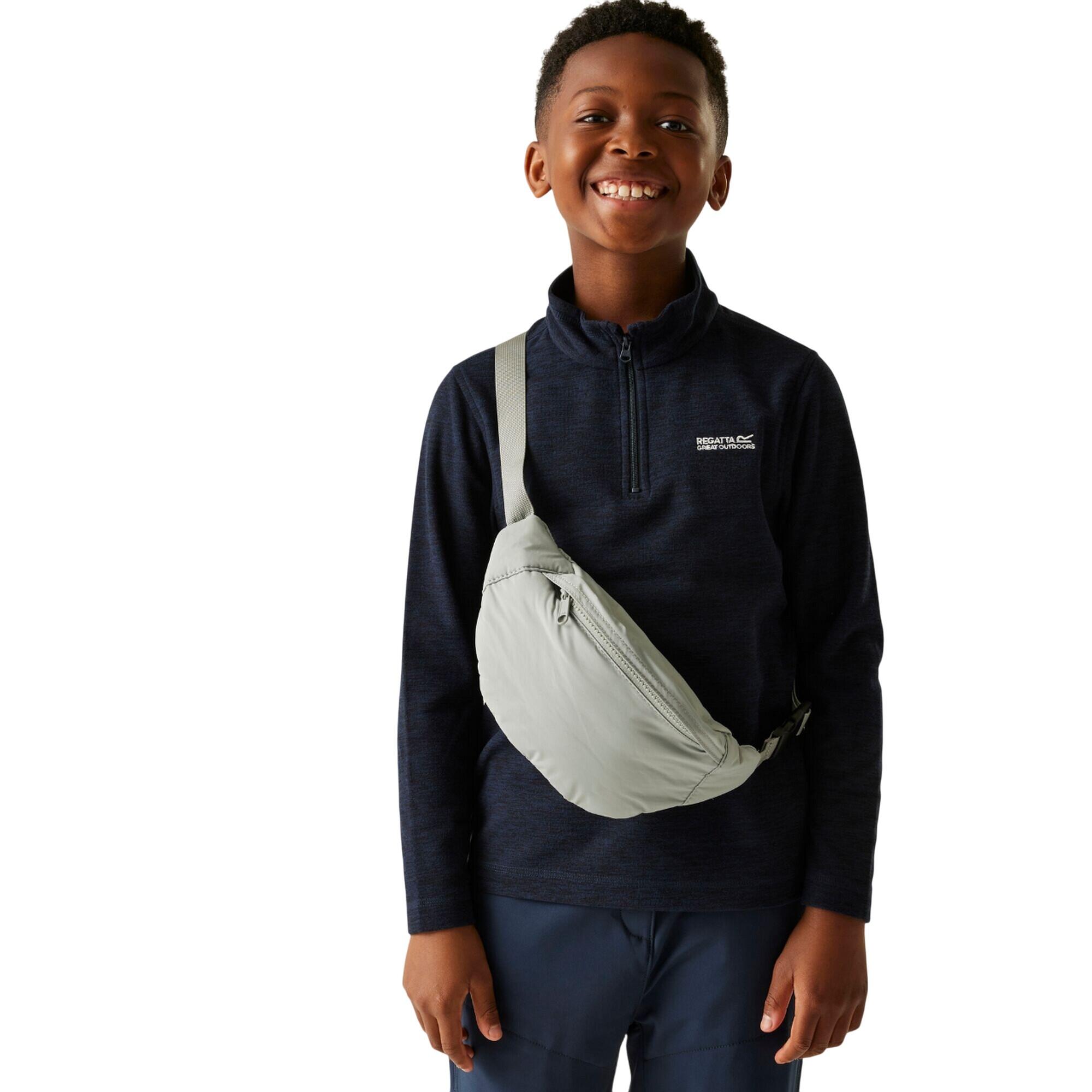 REGATTA Childrens/Kids Hot Shot Quarter Zip Fleece Top (Navy)