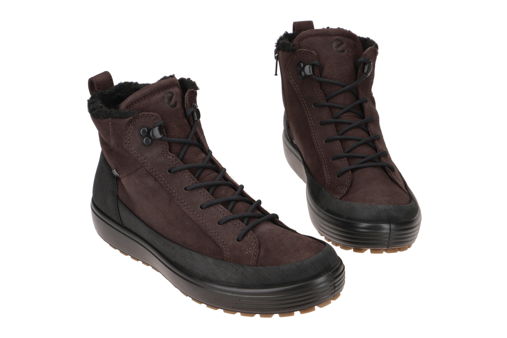 Ecco Soft 7 Tred Stiefel braun schwarz GORE-TEX 450434 2/7