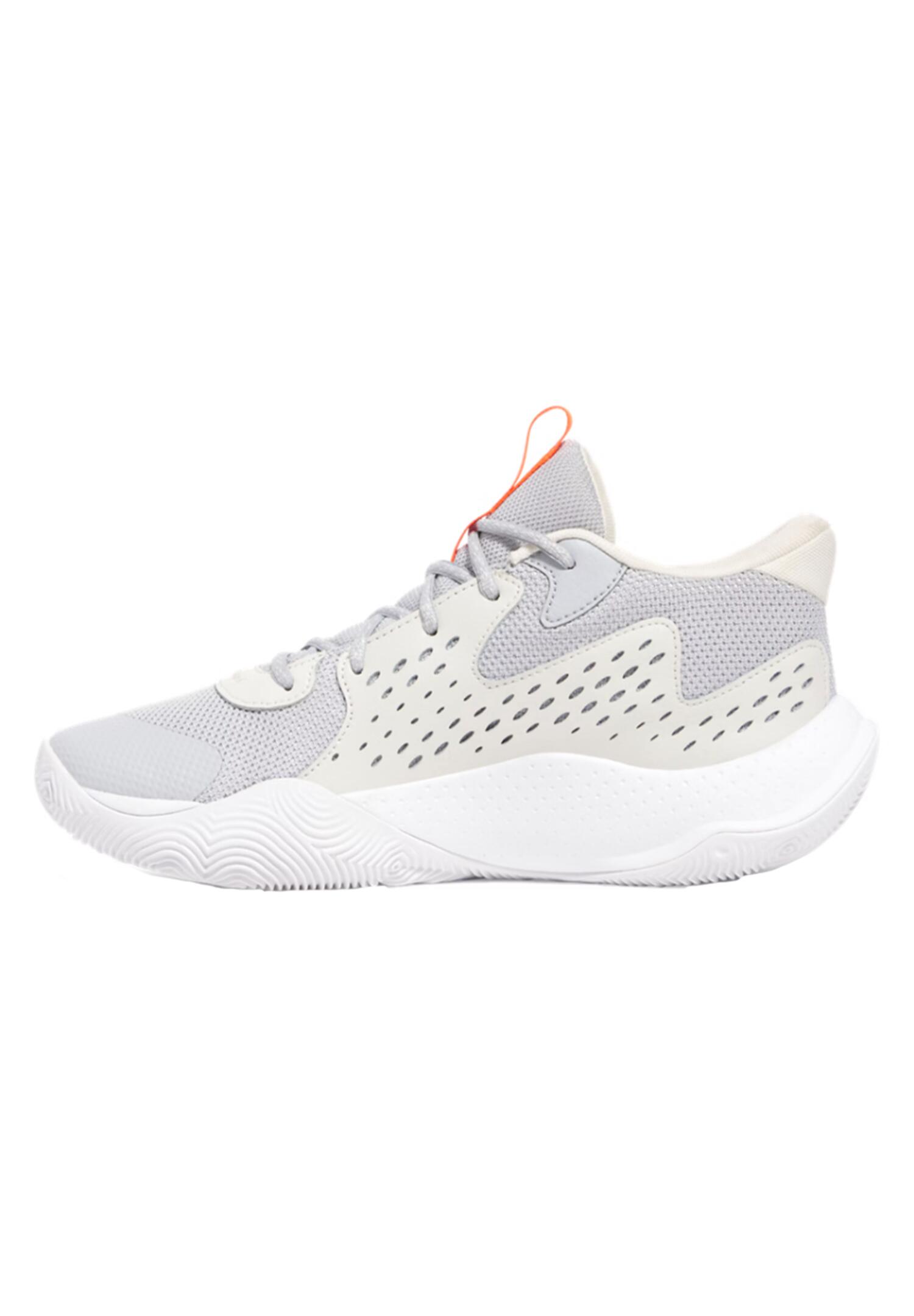 Under Armour UA JET 23 Basketballschuhe Unisex 3026634 011 grau/rot 2/7