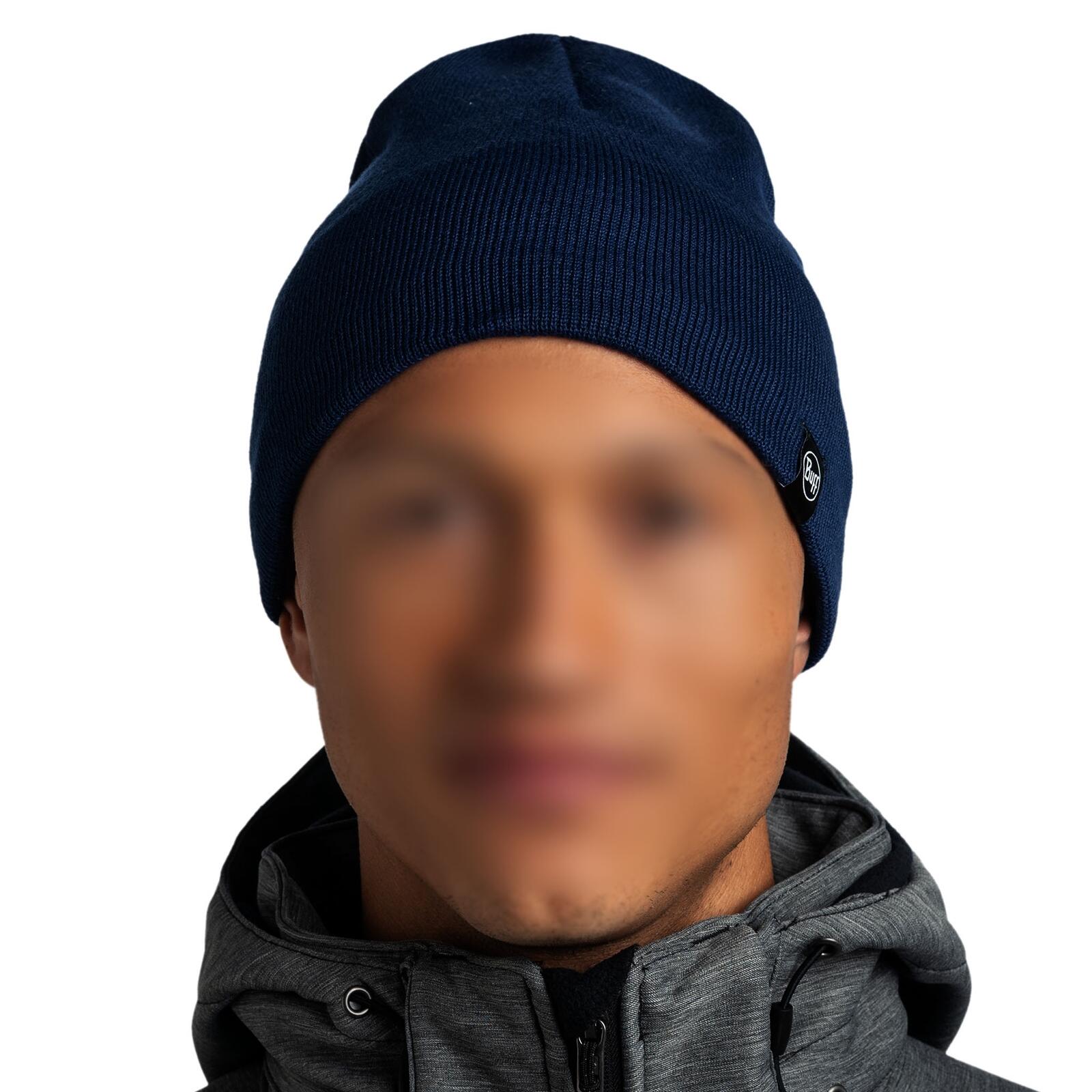 Gorro Knitted & Fleece Band Unisex Buff Azul oscuro 4/7
